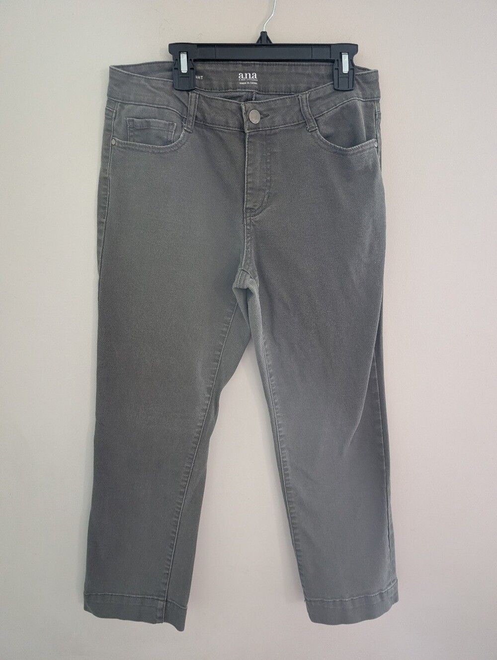 A.N.A Olive Straight Ankle Jeans Size 8